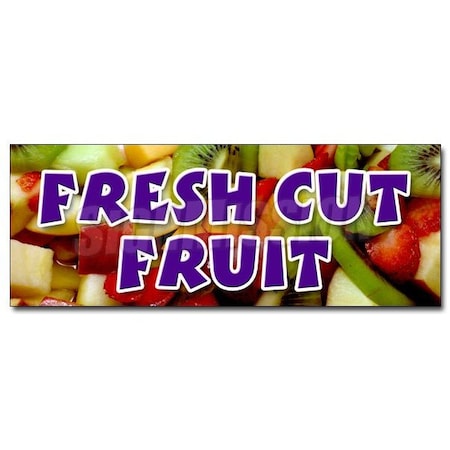 Signmission FRESH CUT FRUIT DECAL sticker watermelon melon cantaloupe apple orange, D-48 Fresh Cut Fruit D-48 Fresh Cut Fruit